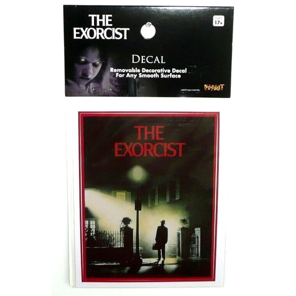 The Exorcist Decal Demon Possession Halloween Horror Regan Head Spin Devil